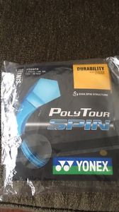 Yonex Poly Tour Spin 1.25 16L Blue String (Pack of 5)