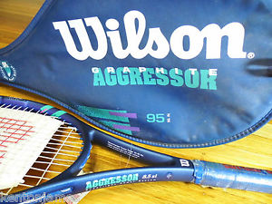 NEW Wilson Graphite Aggressor 8.5si SPS Racket 4 3/8 MP 95 $180 MINT Excellent