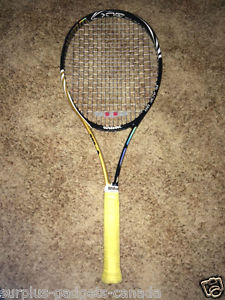 Wilson BLX 98 2012 tennis racquet, racket strung w/Luxilon BB ALU Power Fluoro