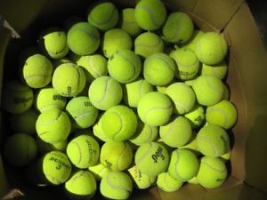 120 MIXED Tennis Balls WILSON PENN DUNLOP Dog Toy LOT