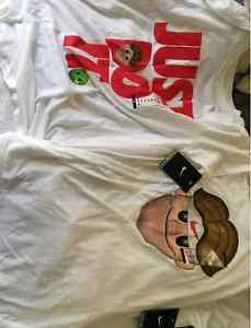 Two Federer Nike Premier Medium Emoji Shirts