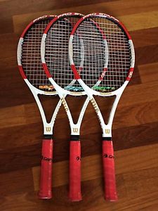 3 Wilson Pro Staff Blx 90. Grip 4 1/2