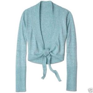 Athlete Wrap Sweater, L, Coastal Green/Blue, New with Tags!