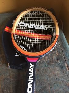 EUC DONNAY VINTAGE ALLWOOD BJORN BORG WOOD TENNIS RACKET VULCANIZED FIBER