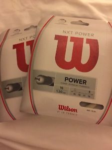 WILSON NXT POWER 16 GAGE TENNIS STRING 6 PK SPECIAL