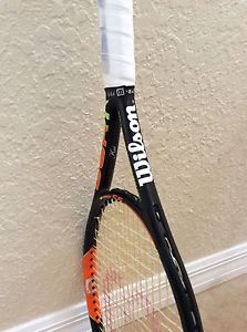 Kei Nishikori Wilson Burn Authentic Racquet Used In 2015