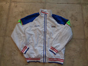 VINTAGE FILA X SONY OPEN CLASSIC-MIAMI 2XL TENNIS ZIP-UPJACKET 2014 PRE-OWNED