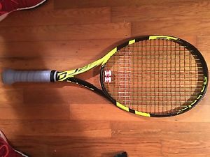 BABOLAT PURE AERO TOUR TENNIS RACQUET, 4 5/8 GRIP, NADAL, TSONGA, EXCELLENT