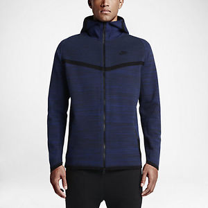 NIKE TECH KNIT WINDRUNNER MEN'S JACKET (728685-451) $250 ROYAL BLUE SIZE M