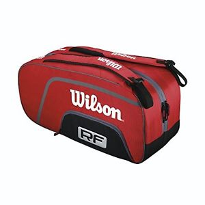 Wilson WRZ833506 Federer Team Racquet Bag (Holds 6 Racquets)