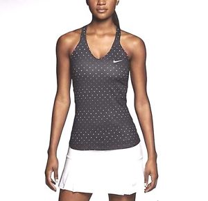 Nike Women's Advantage Printed Tennis 2 Pieces Set Tank top & Knit Skort Sz XL