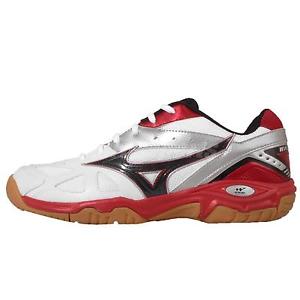 Mizuno Wave Gate 4 IV White Red Black Mens Badminton Volleyball 71GA16-4009