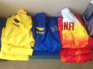 Lot of 8 Li Ning 2012 Olympic Table Tennis / Badminton Tracksuit Youth / Women