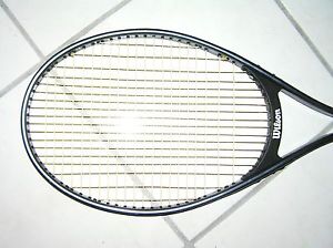 Wilson METAL Tennis RACKET Stretch Rare Vtg Ultra Retro RACQUET 4 1/2 grip Nice!