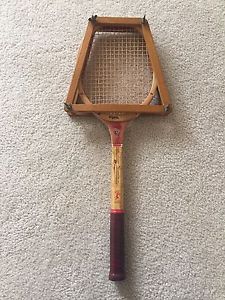 Vintage Wood Tennis Racquet Design By Bancroft