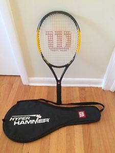 Wilson Hyper Hammer 6.3 Tennis Racquet 4 1/2 No 4 110 Sq In. w/ Case