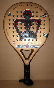 Raqueta de Padel - Pala Black Crown Piton 3.0