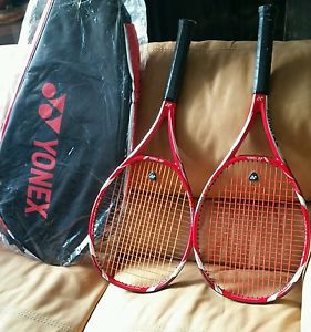 Yonex Vcore tour 97 , (two rackets and brand new tennis bag)