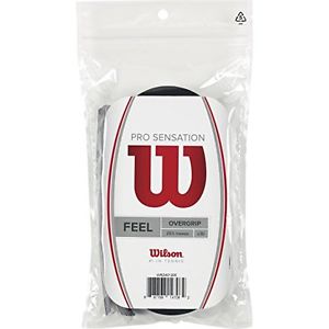 Wilson - Tennis WRZ401200 Pro Sensation Overgrip (30-Pack), Black