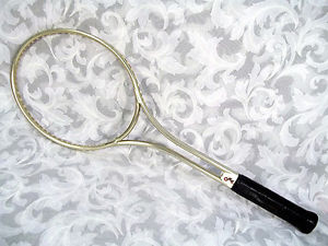 Vintage 1970's YONEYAMA YONEX ALUMINA ACE Gold Aluminum Tennis Racket RARE