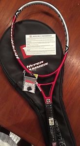 NEW - Wilson 5.6 Hyper Carbon Hammer Rollers Oversize 110 Tennis Racquet 4 1/2