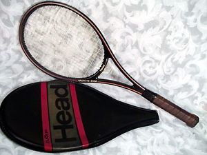 Vtg 1978 AMF HEAD GRAPHITE EDGE Tennis Racket w Original Cover Made in USA