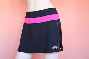 You Go Girl! Tennis, Golf, Running Skort Black & Hot or Pastel Pink w/2 Pockets