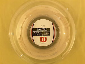 Wilson NXT 16G Tennis String Reel Natural 200M (660ft)