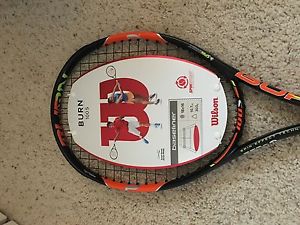 Wilson burn 100s tennis racquet new 4 1/4