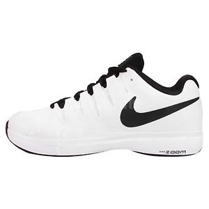 Nike Zoom Vapor 9.5 Tour Roger Federer Black White Mens Tennis Shoes 631458-101