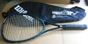 WILSON SLEDGE HAMMER 4.8 OS TENNIS RACQUET WITH FULL LENGTH COVER
