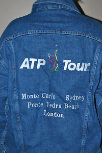 ATP TOUR Denim Tennis Jacket (Men's L or XL) (Ask about our other ATP items)