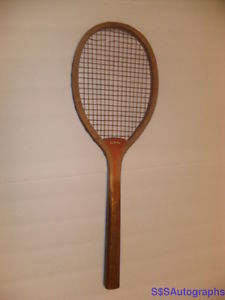 RARE ANTIQUE VTG 1900s A.G. SPALDING & BROS. GENEVA WOOD TENNIS RACKET RACQUET