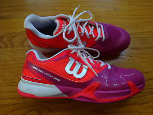 Wilson Women's Rush Pro 2.0 Red/Fiesta Tennis Shoes, Size 11