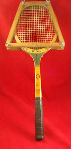 VINTAGE WILSON "ALICE MARBLE" PERSONAL MODEL WOOD TENNIS RACQUET