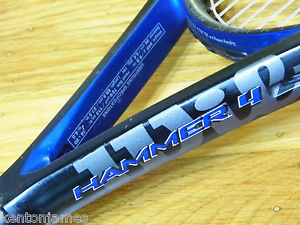 NEW STRINGS Wilson Hyper Hammer H4 Oversize Racket 4 3/8" Williams 4.0 OS 113 L3