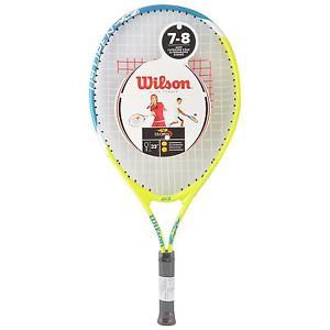 WILSON US OPEN 23 (7-8 YRS) JUNIOR TENNIS RACKET- YELLOW