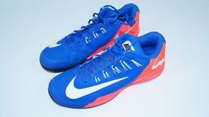 *NEW*Nike Lunar Ballistec Tennisshoes blue pink size US 12 = UK 11 white racket