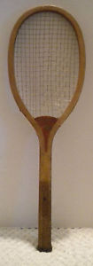 Wright & Ditson The Hub Vintage Antique Wood Tennis Racquet Racket 100 Yrs Old!