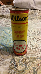 Wilson Vintage Tennis Balls Unopened Sealed With Metal Key