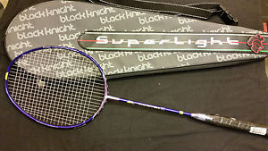 New Black Knight Photon 40T XL strung badminton racket