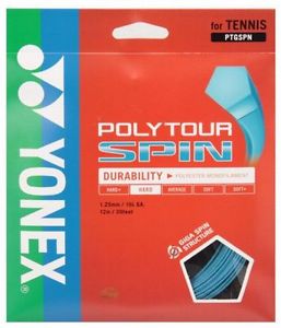 YONEX POLYTOUR SPIN PTGSPN 5 of rectangular cross section Gigasupin cobalt blue