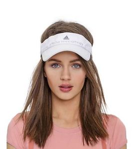 STELLA McCARTNEY x ADIDAS White AA3873 Visor TENNIS Hat FREE SHIPPING