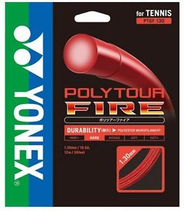 YONEX Poly tour fire 130 PTGF130 001 Red diameter 1.25mm length 12m from Japan