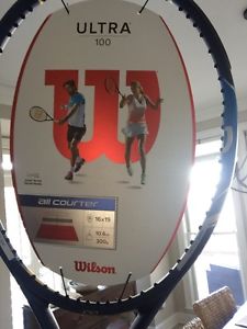 Wilson Ultra 100 16x19 4 1/4 Tennis Racquet