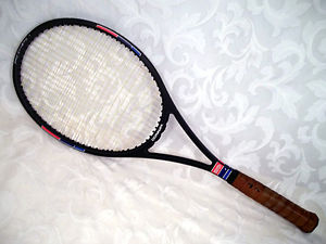 Vtg 1980s DONNAY PRO CYNETIC 1 Braided Graphite Kelvar Tennis Racket Gray Color