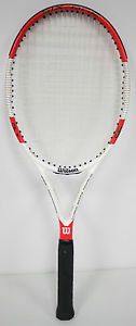 Used Wilson Six One 95 16x18 BLX 4 & 3/8 Adult Pre-Strung Tennis Racquet