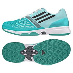 ADIDAS adiZero Tempaia II Women's Tennis Shoes - Mint - 9 - MiCoach compatible