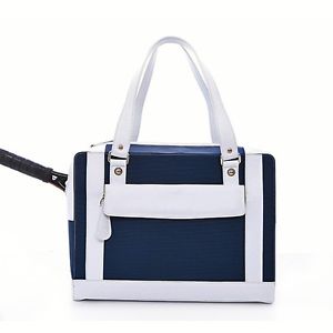 CORTIGLIA MARINA BLU MARINO/BIANCO TENNIS BAG ** NEW WITH TAG ** GORGEOUS!