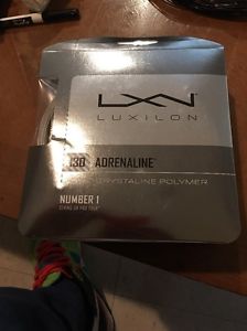 7x Luxilon adrenaline 1.30